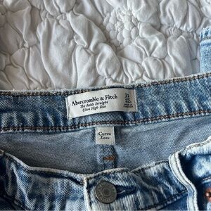 Abercrombie & Fitch High Rise Light Blue Jeans